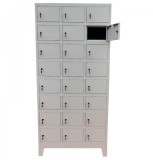Vestiar Dulap metalic Premium Asamblat pentru valori cu 24 compartimente si picioare, 900x500x1920 mm (LxlxH), PLUS