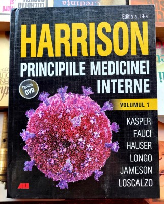 Principiile medicinei interne volumul 1 - Harrison Editia a 19 a Fara DVD foto