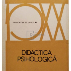 H. Aebli - Didactica psihologica (editia 1973)