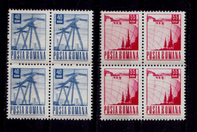 RO 1969 LP 691 &amp;quot;Uzuale - electricitate&amp;quot; , bloc de 4 , MNH foto