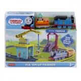 Cumpara ieftin Set de joaca Thomas, Locomotiva cu circuit si macara, Thomas and Friends