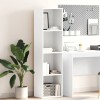 VidaXL Bibliotecă, alb, 40x30x152 cm, lemn prelucrat 857876