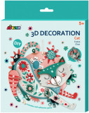 Cumpara ieftin Set creatie - Decoratiune 3D - Pisica | Avenir