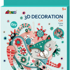 Set creatie - Decoratiune 3D - Pisica | Avenir