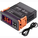 Controler temperatură digital 220V/230V &ndash; Termostat electronic STC1000 cu senzor NTC și releu dublu