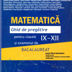 Ghid de pregatire bacalaureat si pentru clasele IX-XII, matematica