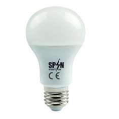 Bec Led E27, model glob A60, 12W=100W, 6400K, lumina rece,1320Lm