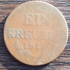 (M2389) MONEDA AUSTRIA - 1 KREUZER 1816, UZATA foto
