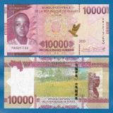 GUINEA █ bancnota █ 10000 Francs █ 2020 █ P-49A █ UNC █ necirculata