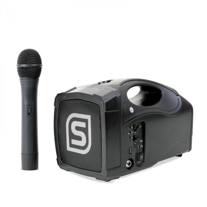 Skytec Boxă portabilă de tip megafon Skytec ST-010 cu USB, Microfon Skytec Boxă portabilă de tip megafon Skytec ST-010 cu USB, Microfon