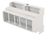 Carcasă ABS gri pentru șină DIN 89x142x65mm