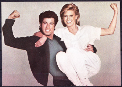 AMS - ILUSTRATA 489 JOHN TRAVOLTA SI OLIVIA NEWTON-JOHN, NECIRCULATA foto