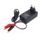 Alimentator cu debransare VRLAB plumb acid/gel pentru acumulatori 12V alimentare la 230V 3A cu fire terminale si 2x crocodil