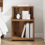 VidaXL Dulap de pat Lemn vechi 40 x 35 x 60 cm PAL