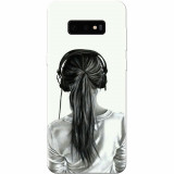 Husa silicon pentru Samsung Galaxy S10 Lite, Girl With Headphone