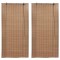 vidaXL Jaluzele din bambus tip rulou, 2 buc., maro, 150 x 220 cm