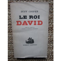 Le roi David - Duff COOPER (CARTE IN LIMBA FRANCEZA)