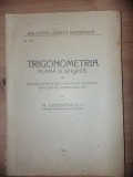 Trigonometria plana si sferica- N. Ghermanescu