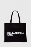 Cumpara ieftin Karl Lagerfeld Jeans poseta culoarea negru