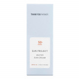 Crema de protectie solara cu&nbsp;SPF 50+ PA+++ Sun Project Water, 50 ml, Thank You Farmer