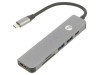 Adaptor USB 3.0 Nichelat 0.15m Negru 5Gbps 60W, VCOM