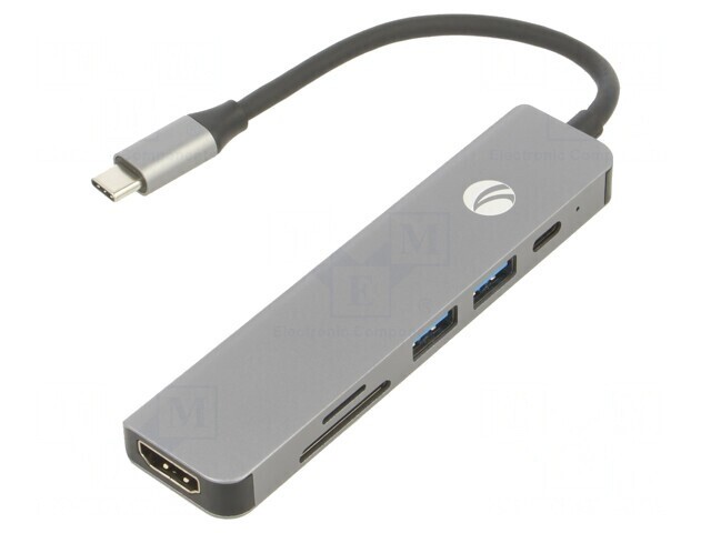 Adaptor USB 3.0 Nichelat 0.15m Negru 5Gbps 60W
