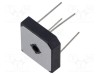 Punte redresoare monofazată DC COMPONENTS 100V 35A THT