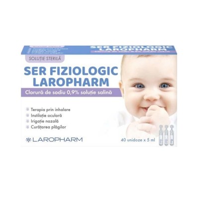 Ser Fiziologic 40 monodoze x 5 mililitri Laropharm foto