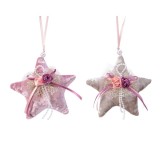 Cumpara ieftin Decoratiune - Star Hanger, Velvet Pink - Blush Pink - mai multe culori | Kaemingk