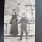 Fotografie barbat si femeie, tip carte postala, 1902