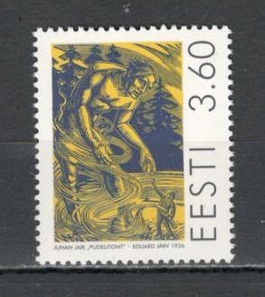 Estonia.1998 100 ani nastere J.Jalk:scriitor-Ilustratie SE.85 foto