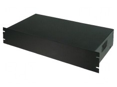 Carcasa: standard 19&amp;quot; 2U neagra Mat.carc: otel Y: 250mm X: 482mm: cod: CP-37-2, foto