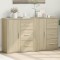 Gossi dulapuri, 2 buc., stejar sonoma, 60x31x70 cm, lemn prelucrat