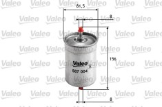 VALEO 587004 filtru combustibil