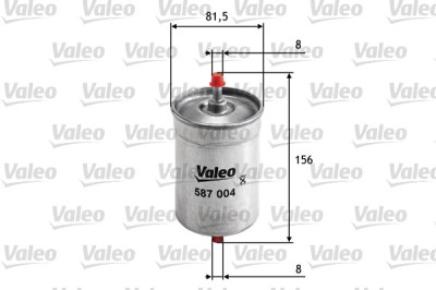 VALEO 587004 filtru combustibil foto