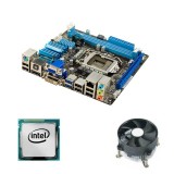 Kit Placa de Baza Mini-ITX Asus P8H77-I, Intel Core i3-3240, Cooler
