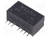 Convertor de tensiune, DC-DC, intrare 9...18V DC, iesire 12V DC, putere 3W, AIMTEC - AM3G-1212D-NZ