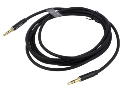 Cablu Jack 3,5mm 3pin Aurit 2m foto