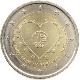 NOU - Portugala moneda comemorativa 2 euro 2024 - Olimpiada Paris - UNC