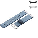 Curea material textil, compatibila Samsung Galaxy Watch Ultra2, telescoape Quick Release, 22mm, Albastru