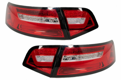 Stopuri LED Audi A6 4F2 C6 Sedan (2008-2011) Facelift Design Semnalizare Secventiala Performance AutoTuning foto