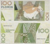 Bancnota Aruba 100 Florin 2012 P-19c UNC Necirculata | Bancnote America