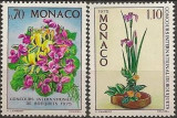 C4810 - Monaco 1974 - Flora 2v. neuzat,perfecta stare, Nestampilat
