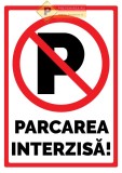 Indicatoare pentru parcari interzise