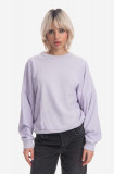 Adidas Originals hanorac de bumbac femei, culoarea violet, uni IC5305-violet
