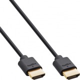 Cablu Slim Ultra High Speed HDMI 10K100Hz/8K120Hz T-T 0.5m, InLine IL17955S