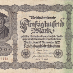 GERMANIA 50.000 marci 1922 VF!!!