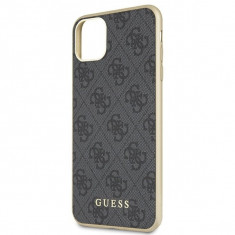 Husa de protectie, Guess 4G Collection, iPhone 11 Pro Max, Gri foto