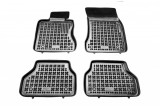 Covorase Auto Cauciuc Tip Tavita Dedicate BMW Seria 5 E60 E61 (2003-2010) Rezaw, Bordura Inalta, Fixare Podea