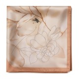 Esarfa din satin Peony